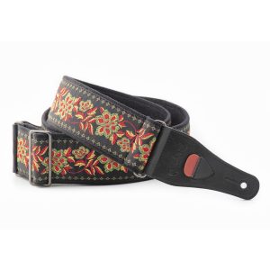 RightOn Standard Plus 系列 – Roses II Black 吉他背帶